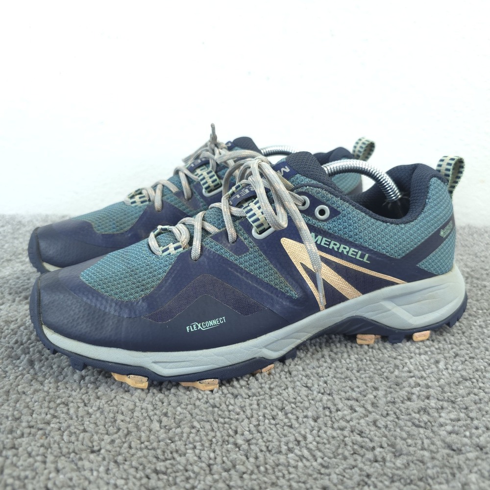 Merrell  MQM Flex 2 GTX Womens Size 8 Hiking Shoes J033676 Blue Trail Runner